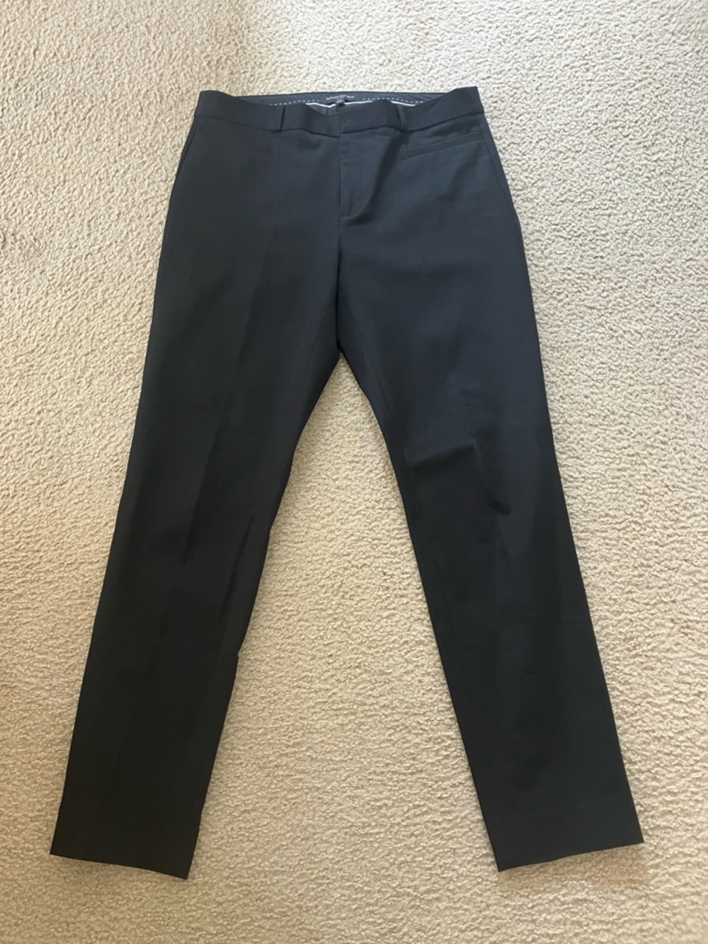 Banana Republic Women’s  Black Dress Pants - Tailored Straight Size 10L